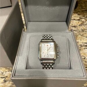 Michele deco diamond watch